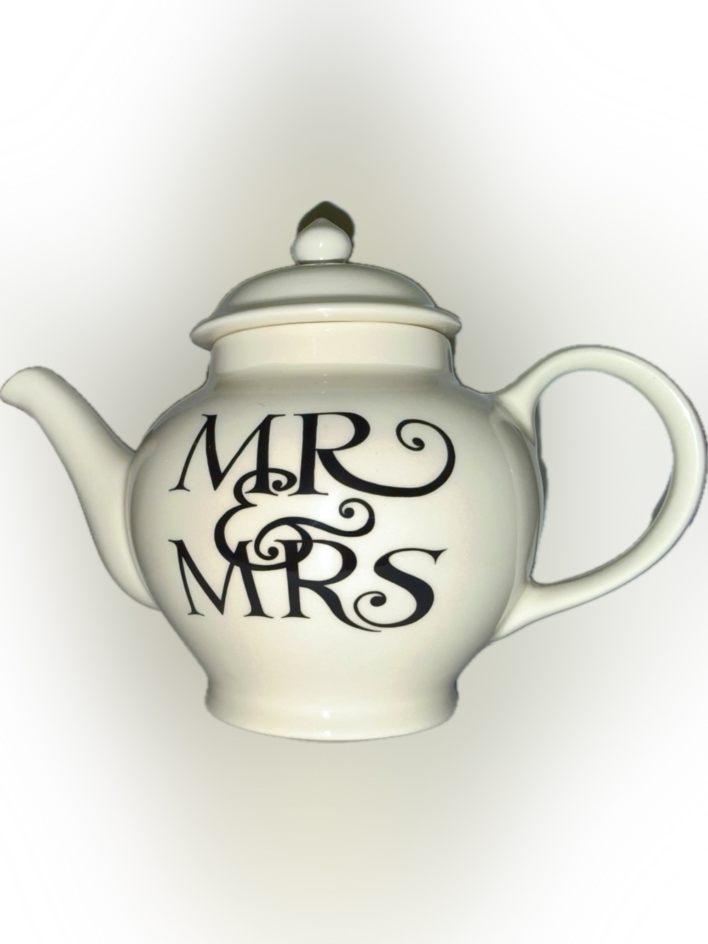 Emma Bridgewater MR & MRS To Have & To Hold Teapot Wedding England Ceramic NWOT
